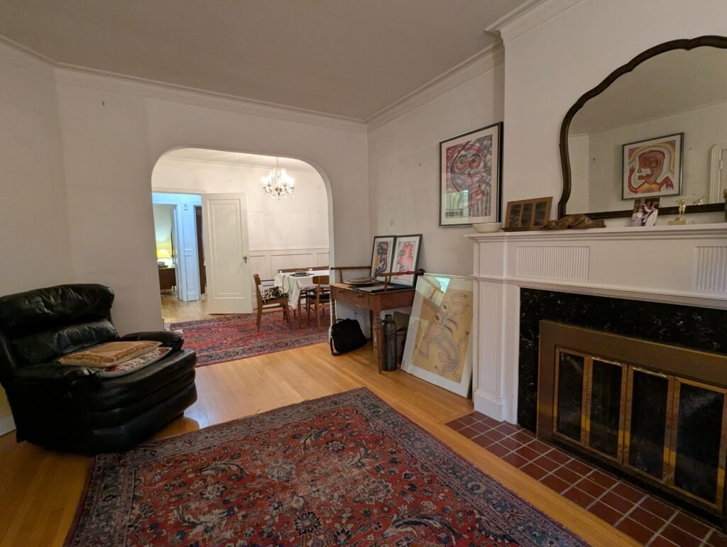 Parkview  Livingroom walk through to dining room before